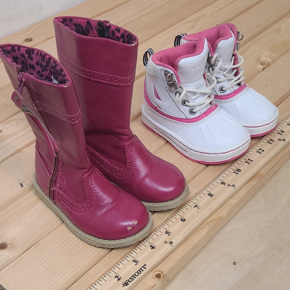 NAUTICA&CYNTHIAROLEY sz6+sz7 boots sm mark picture